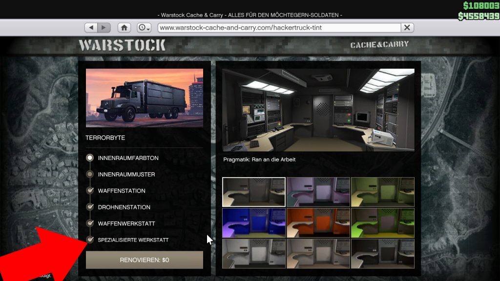 GTA Online Terrorbyte Workshop