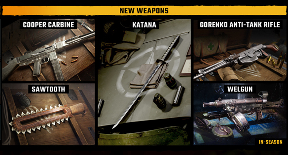 cod vanguard season 1 new weapons