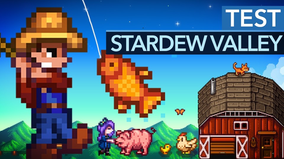 Stardew Valley - Test video for the hit farm on Steam