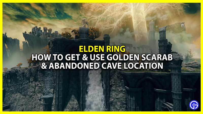 How To Get Elden Ring Golden Scarab In Abandoned Cave & Its Use