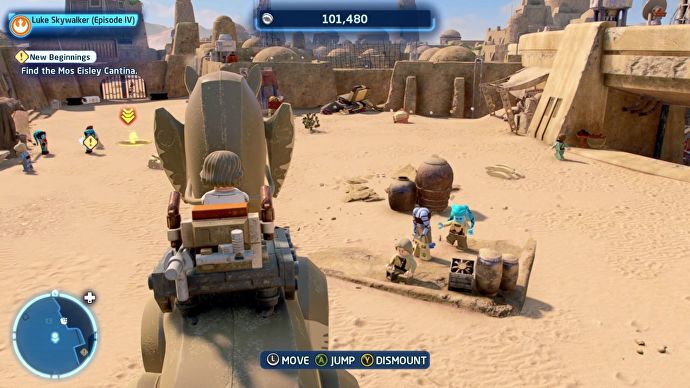 Lego Star Wars: The Skywalker Saga is full of delight and discovery, but also it's a shooter now