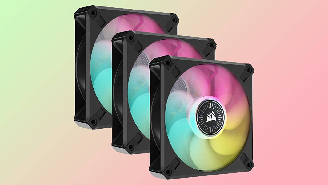Get a triple pack of Corsair's RGB magnetic levitation fans at 29% off