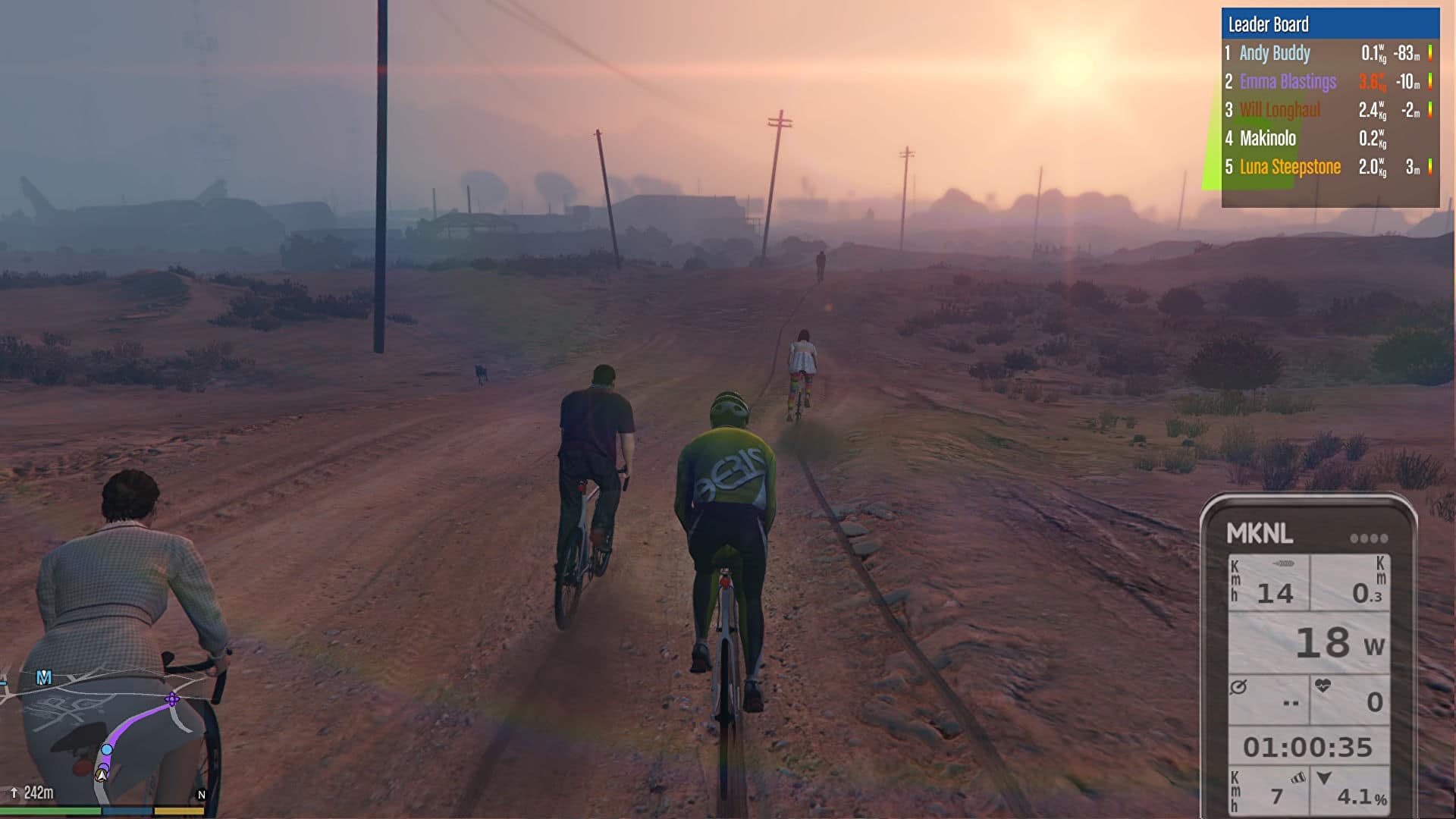 Move over Zwift, it's time for Grand Theft Auto V