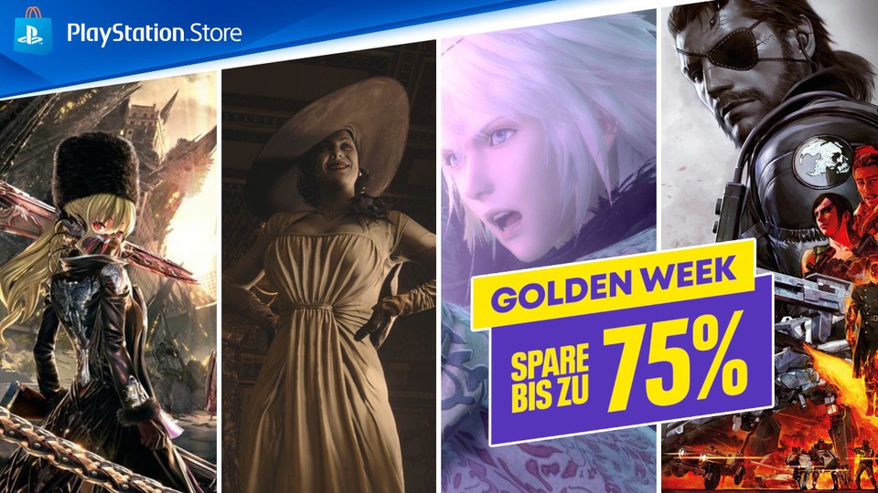 Games from Japan in particular are cheaper in the new Golden Week Sale of the PlayStation Store.