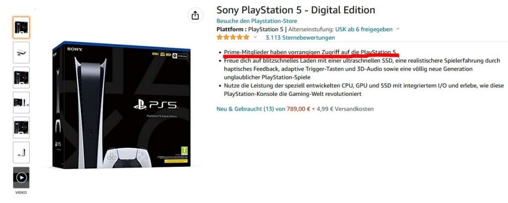 This morning you can supposedly buy a PS5 directly from Amazon – all the information