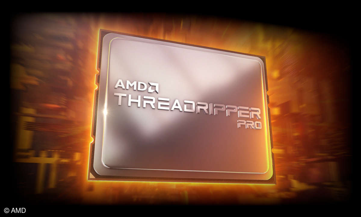 AMD Threadripper PRO 5000WX on a black background