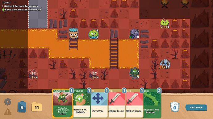 Floppy Knights review: a joyful card game that offers more the longer you play