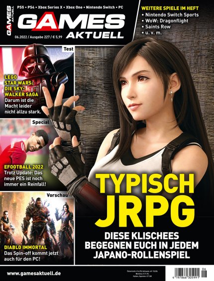 Games Aktuell 06/2022: Special on JRPG clichés, Diablo Immortal played on the PC and more!