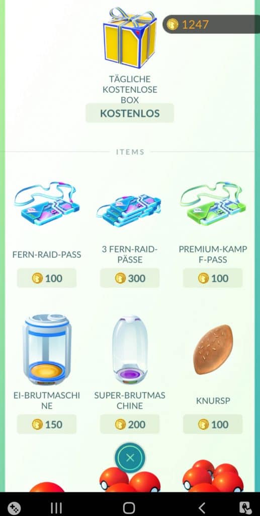 Pokémon GO Shop May 20 Remote Raid