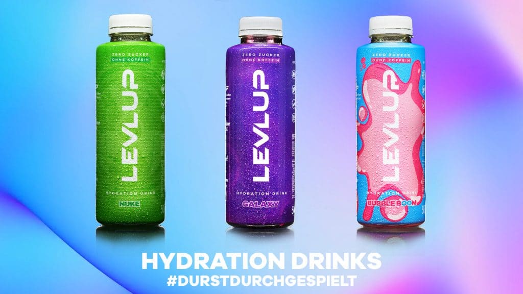 The new hydration drinks from LevlUp - the perfect thirst quencher [Anzeige]