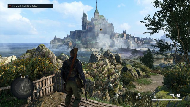 Excursion to Mont Saint-Michel in Brittany: This area is the visual highlight of Sniper Elite 5.
