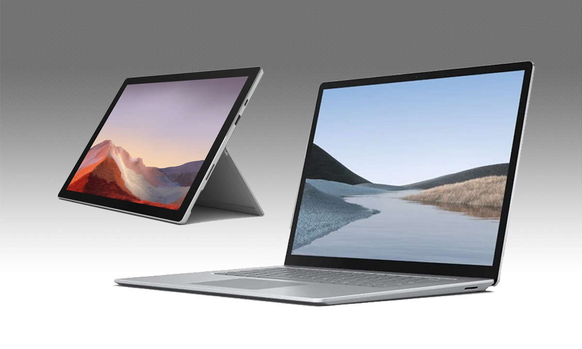 Surface Pro 7 and Surface Laptop 3
