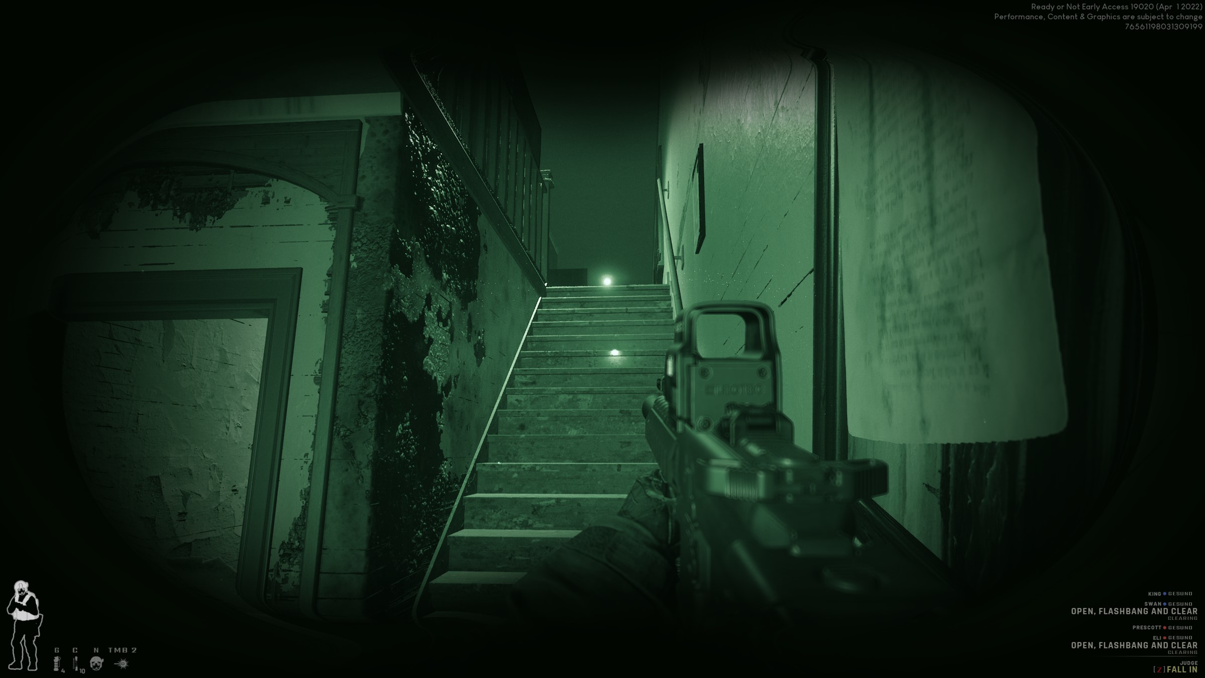 Ready or Not Night Vision Stairs