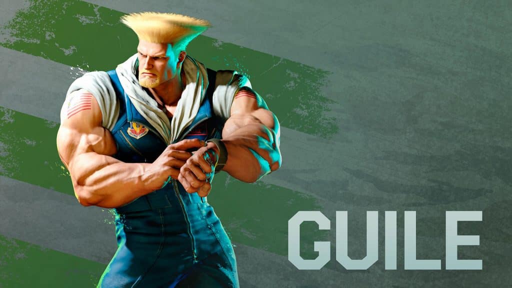 An image of Guile from Street Fighter 6