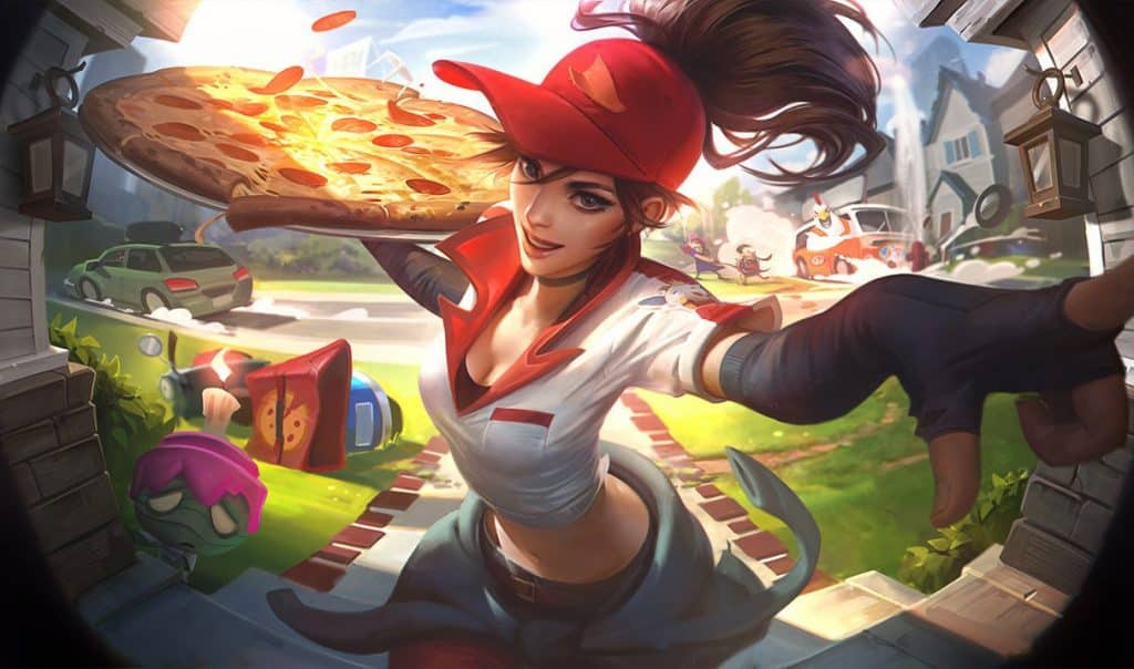 Sivir pizza delivery in league of legends