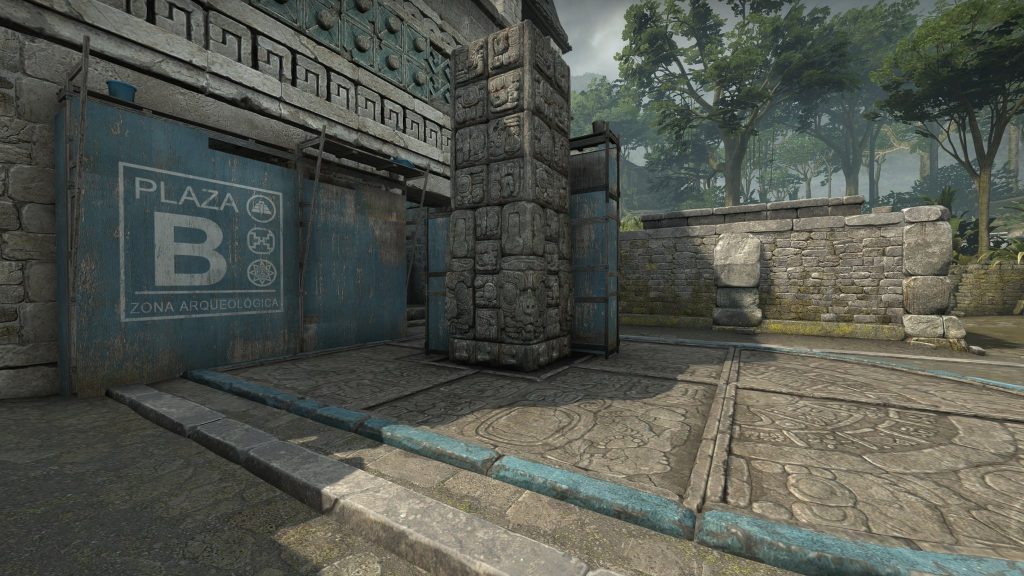 Old site B with new pillar in CS:GO