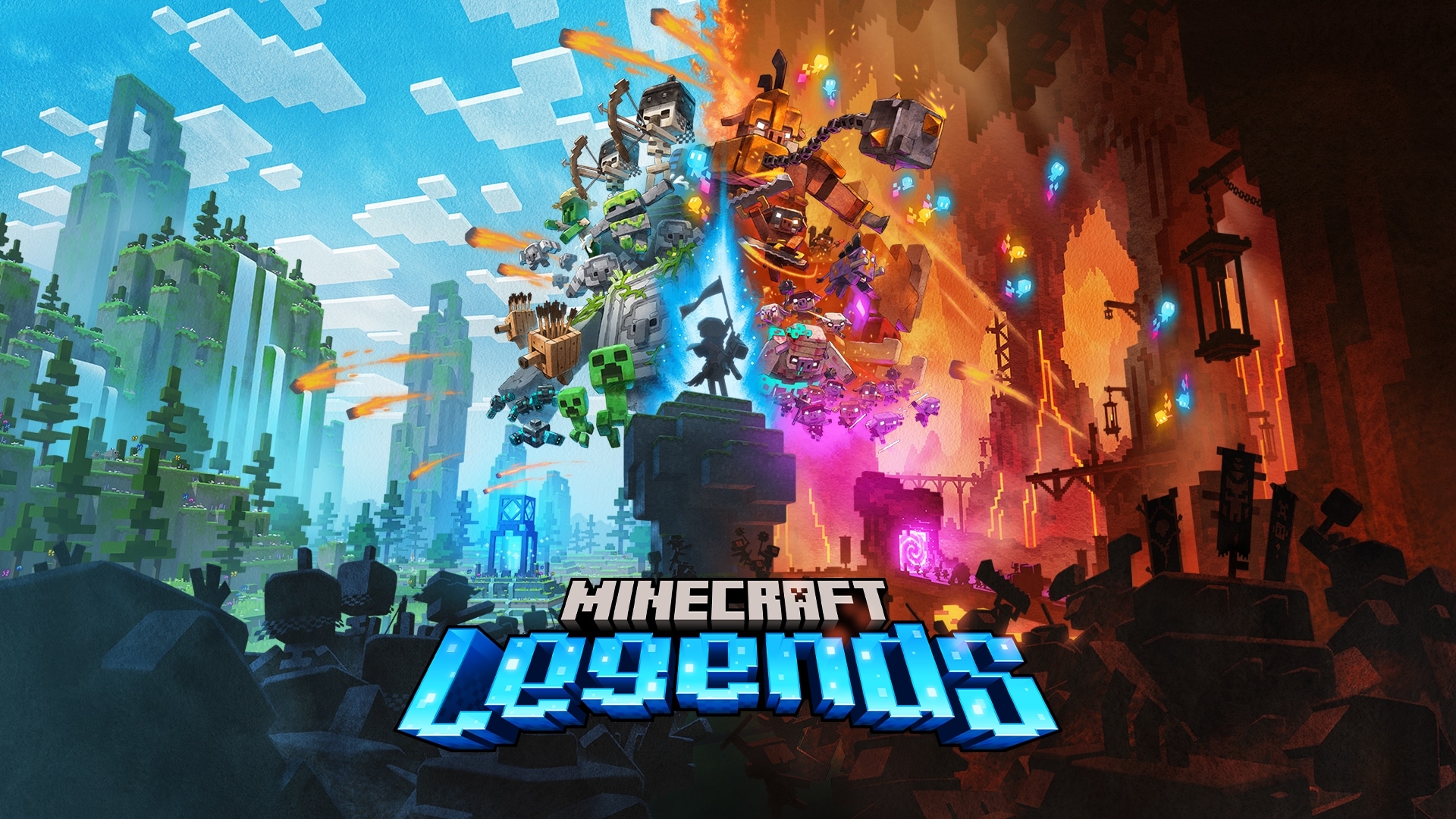 Minecraft Legends: mix of action and strategy in the trailer