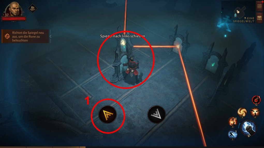 <strong>Diablo Immortal:</strong> The first step is to move the first mirror one spot to the left”/></p>
<p></span><br />
<span class=