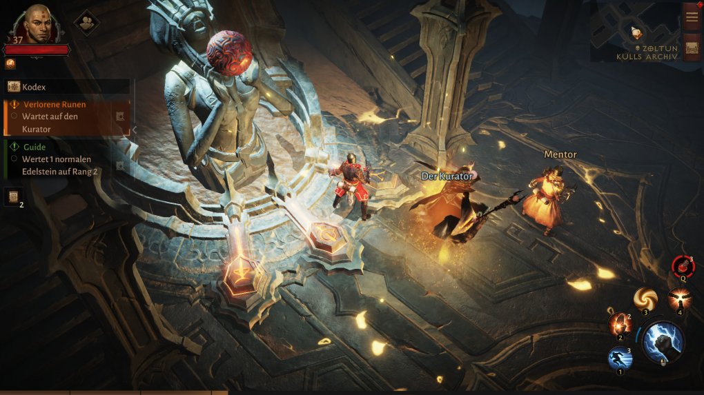 <strong>Diablo Immortal:</strong> Once the three runes have been used, the core is active and the way is clear for the following quests”/></p>
<p></span><br />
<span class=