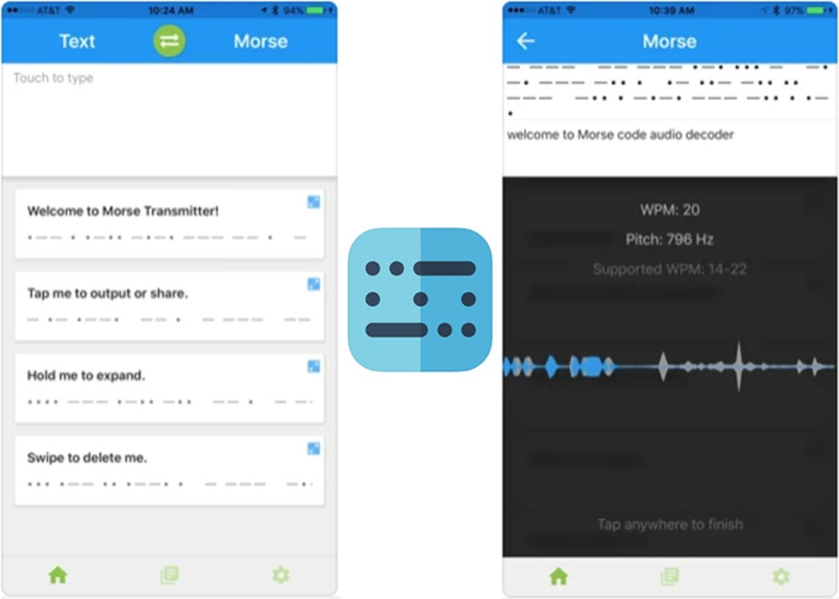 Decode and transmit messages in simple steps with Morse Transmitter