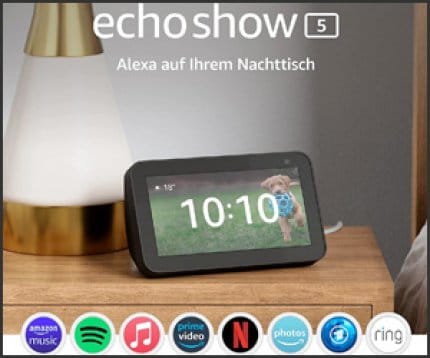 Echo Show 5 brings Alexa to your desired location - now at a bargain price at Amazon.
