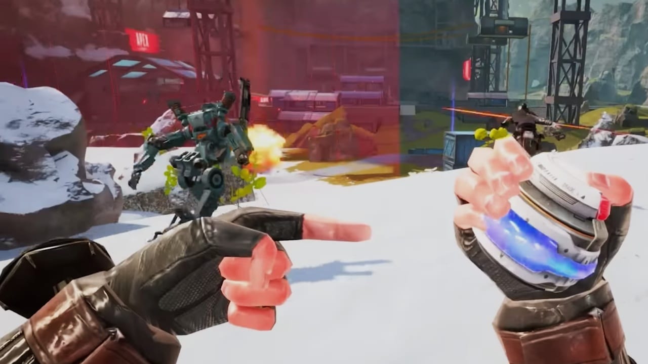 Apex Legends Mobile's new Frost Grenade in action.