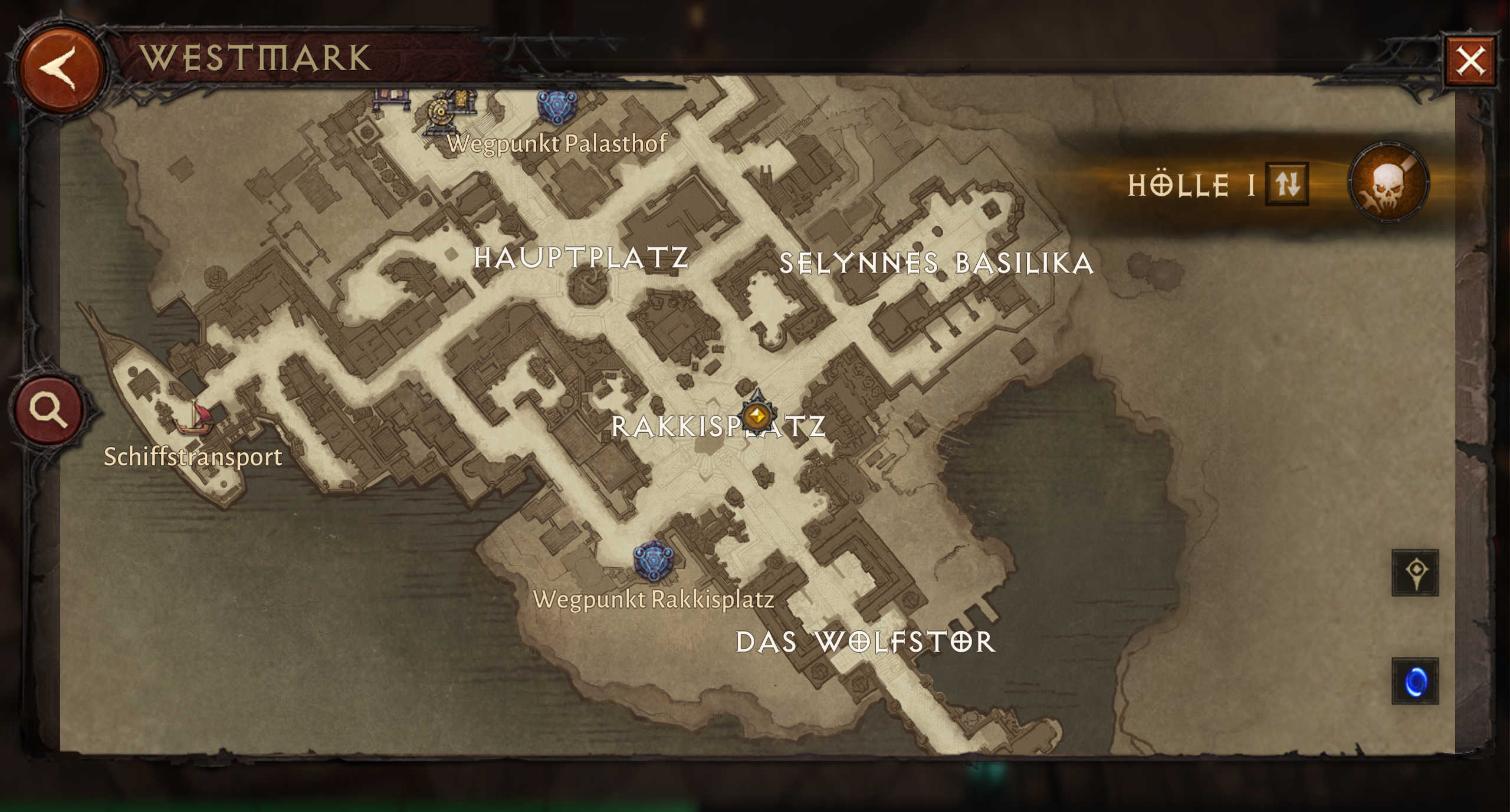 diablo immortal difficulty select map