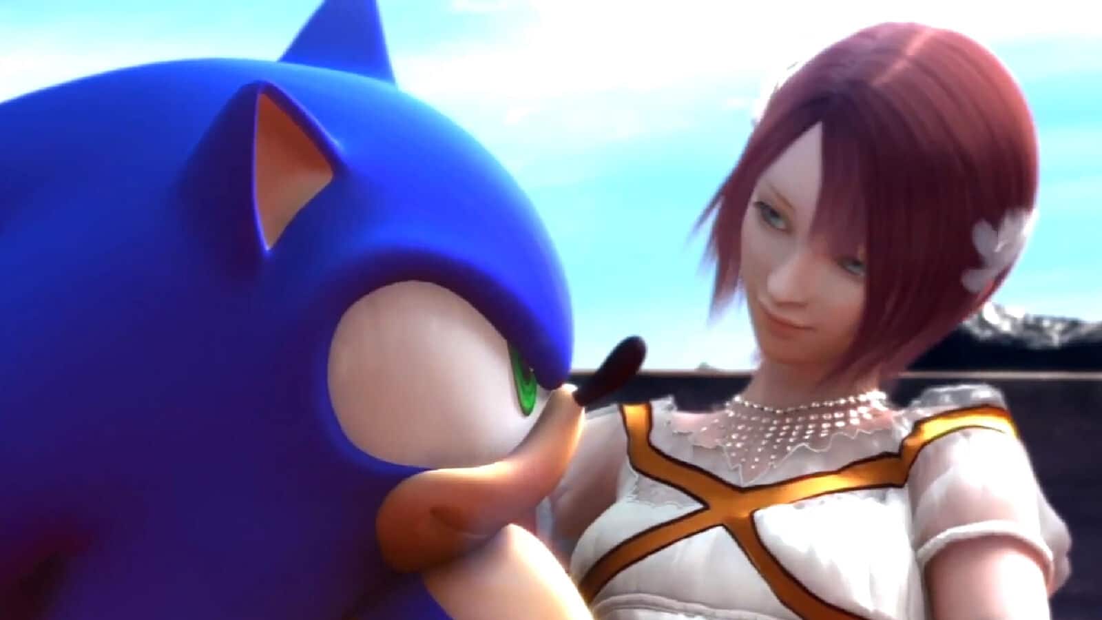 Don't worry, Sonic will never kiss a human woman again.