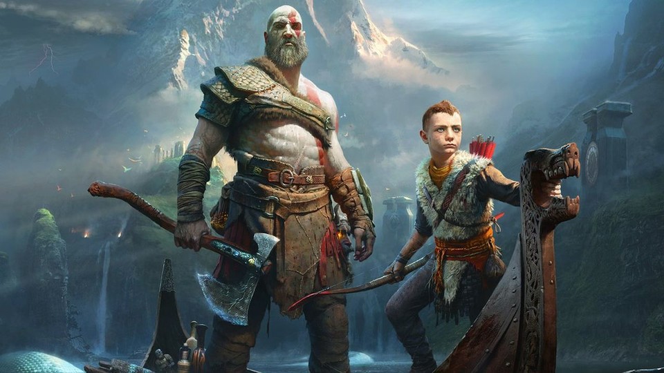 God of War - PS4 exclusive action RPG review video