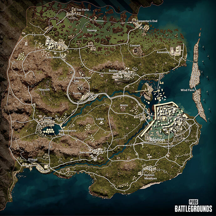 PUBG: This is what the new 8x8 map Deston looks like – what you can expect from July