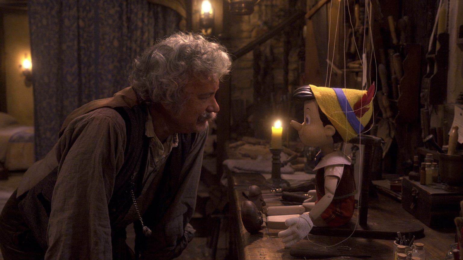 Erster Trailer zur Neuverfilmung von Pinocchio mit tom Hanks auf Disney Plus.