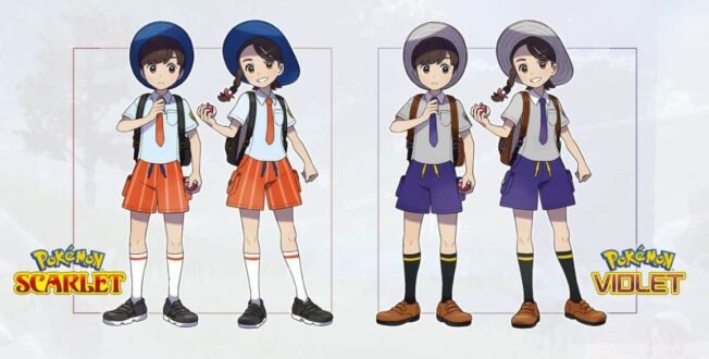Pokémon Scarlet and Violet - school uniform