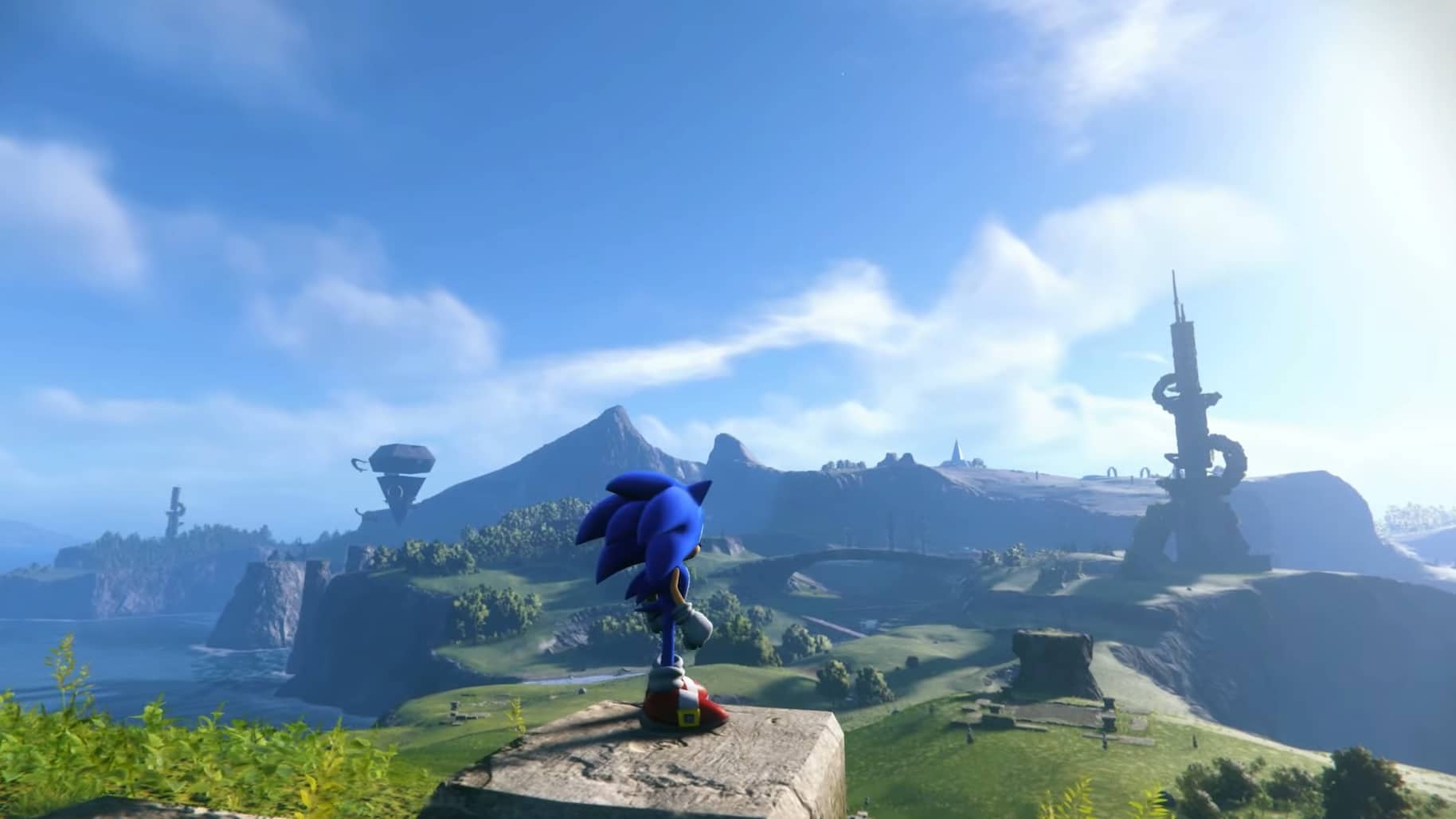 Sonic Frontiers: 7 minutes of open-world speeding gameplay [U.] - News