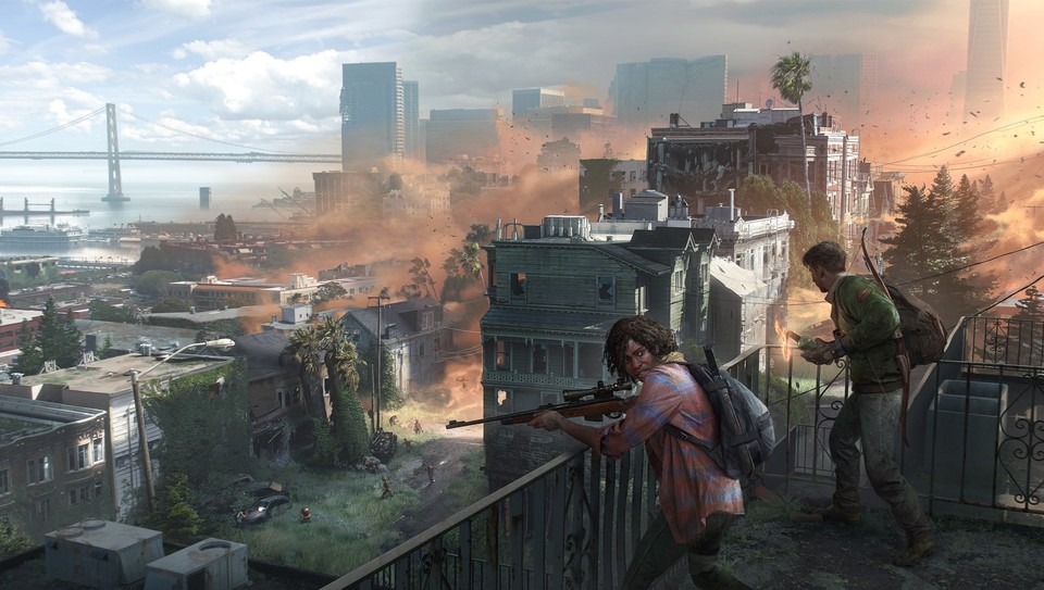 What you see above is the first look at The Last of Us multiplayer.