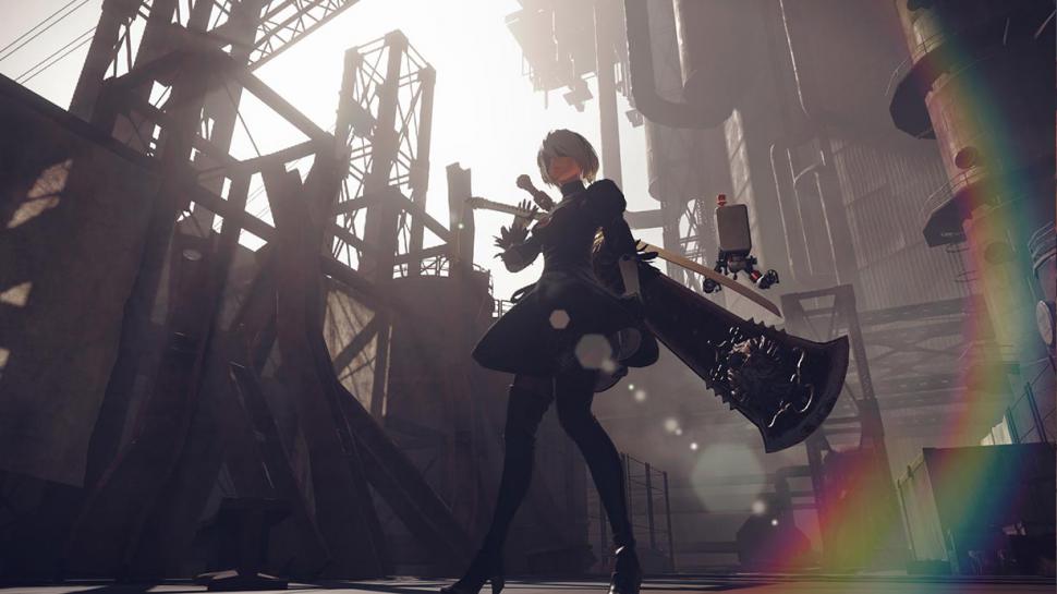 This 2B cosplay from Nier Automata has the edge