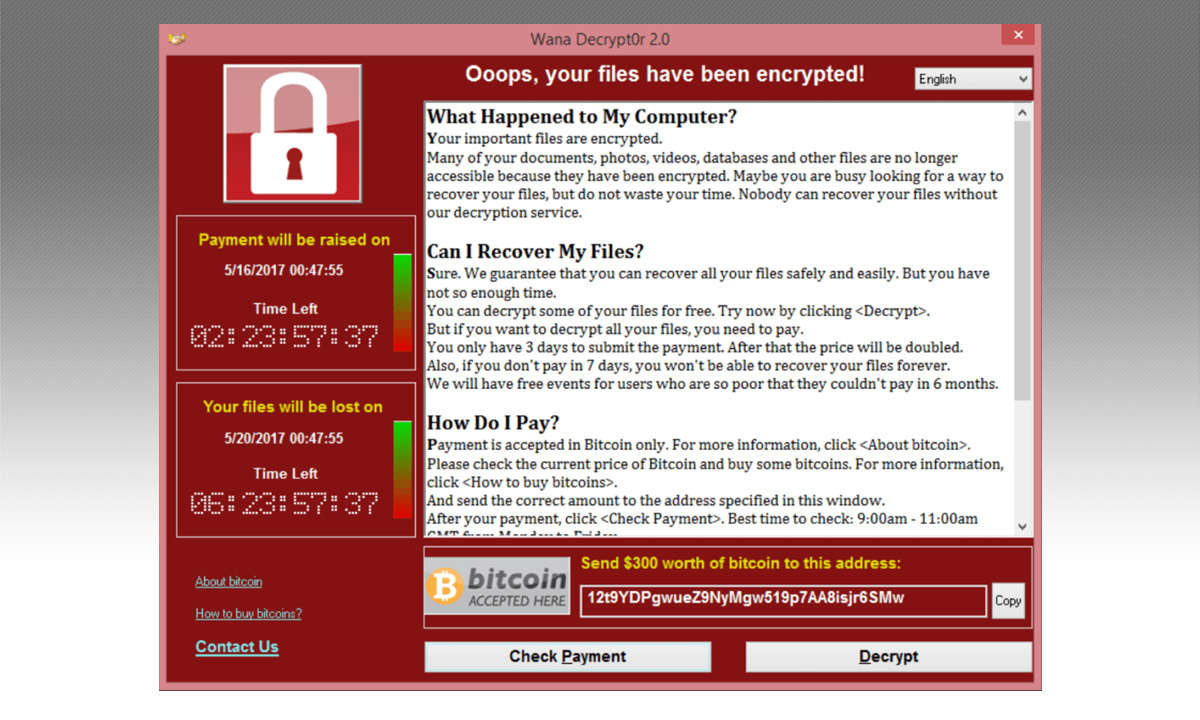 WannaCry ransomware
