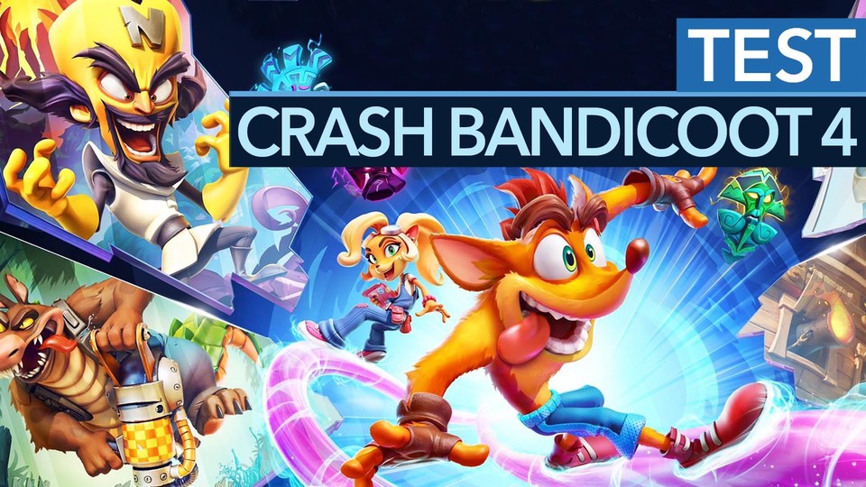 Crash Bandicoot 4 - Jump + Run hit PS4 + Xbox One review video