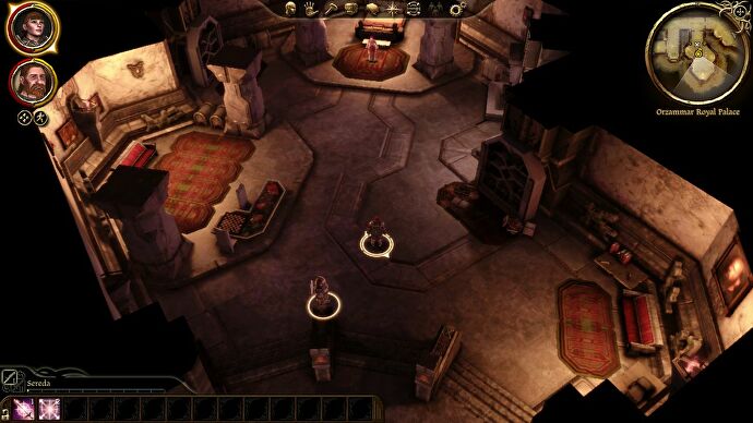 The tactical, overhead view of playing a dwarf noble in Dragon Age: Origins