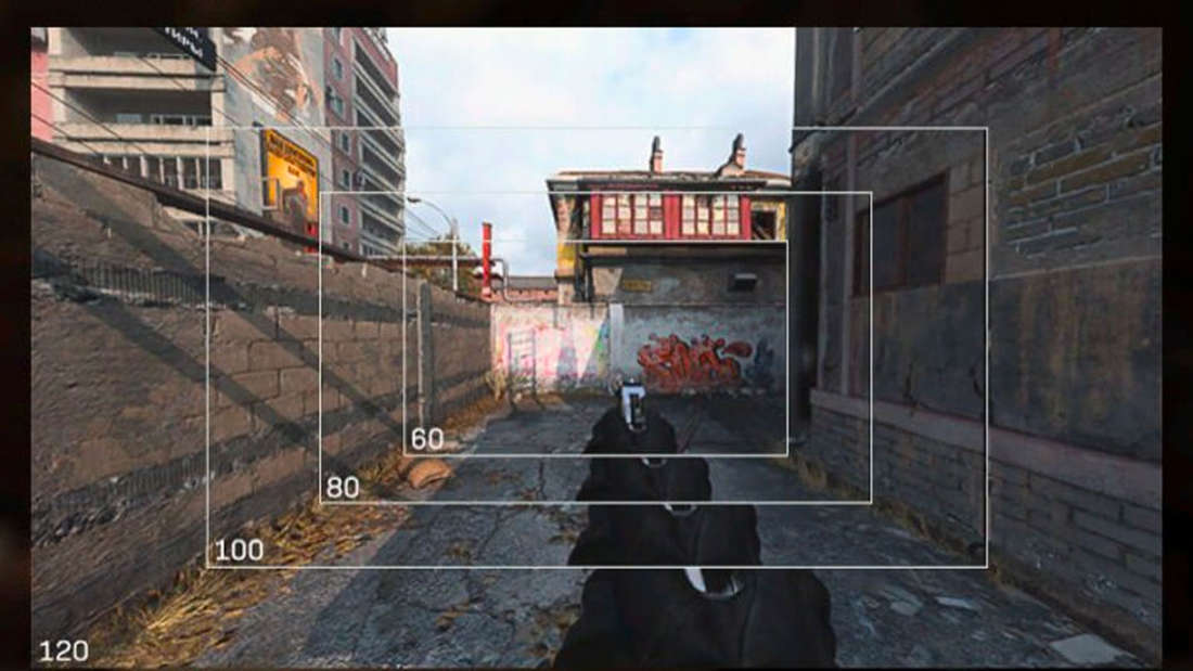 Field of View effect in Call of Duty