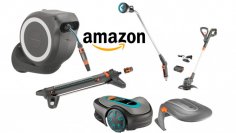Gardena now up to 47% cheaper: robot lawn mower, hose box, watering, square sprinkler at Amazon