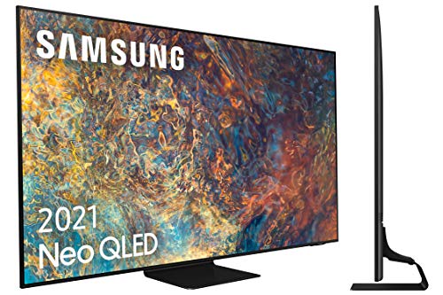 Samsung Neo QLED 4K 2021 65QN90A - 65 Smart TV" with 4K UHD Resolution, Quantum Matrix Technology, Neo QLED 4K Processor with Artificial Intelligence, Quantum HDR 2000, OTS+