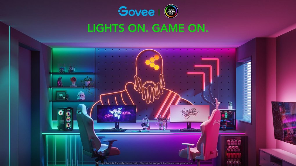 For gamers, Govee has some elements in stock that can be controlled via Razer Chroma.