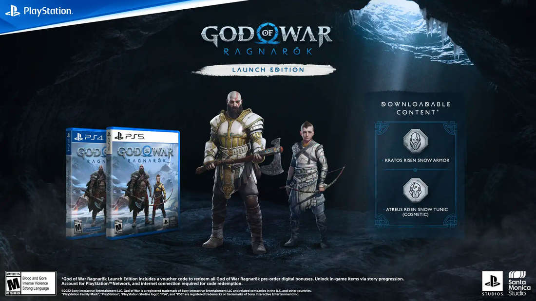 The Launch Edition of God of War Ragnarok