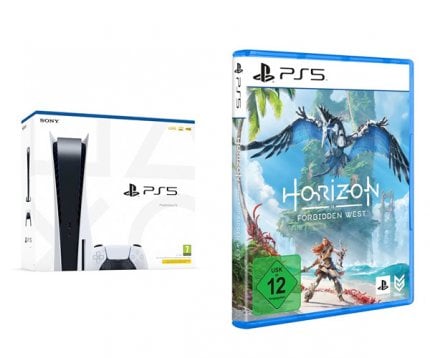 Sale coming up?  The Prime notice has appeared on the bundle of Playstation 5 Disc Edition and Horizon Forbidden West.*