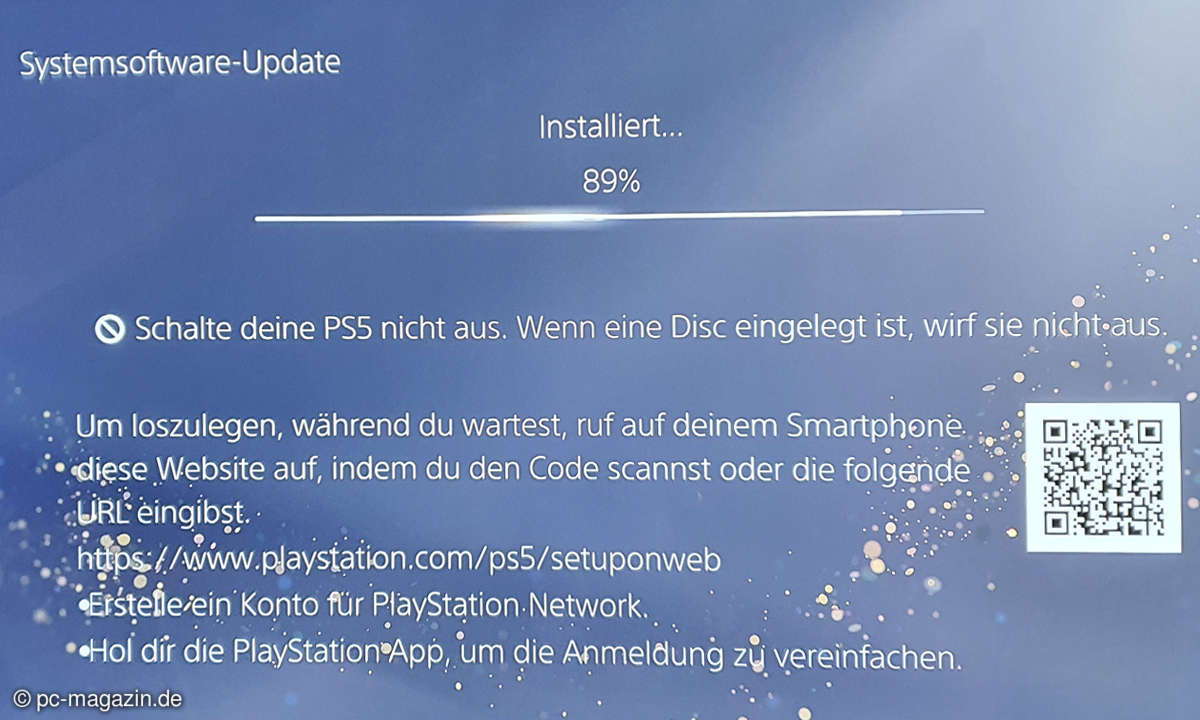 PS5: system update
