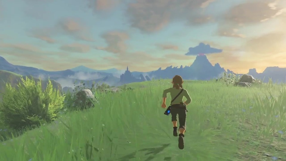 The Legend of Zelda: Breath of the Wild - Fresh gameplay features weather effects and landscapes