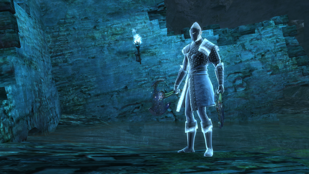 With the potion of the Ascalon Mage you become the vengeful ghost of the lost kingdom in GW2.