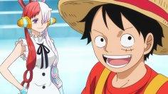 Uta and Luffy in the One Piece Movie RED