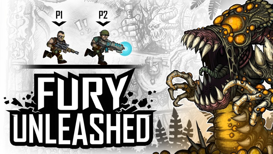 In Fury Unleashed you fight your way through the pages of a comic book alone or in pairs.