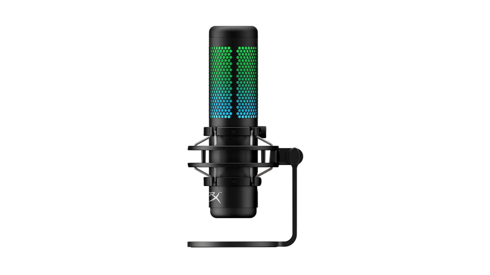 best podcast microphone hyperx quadcast s
